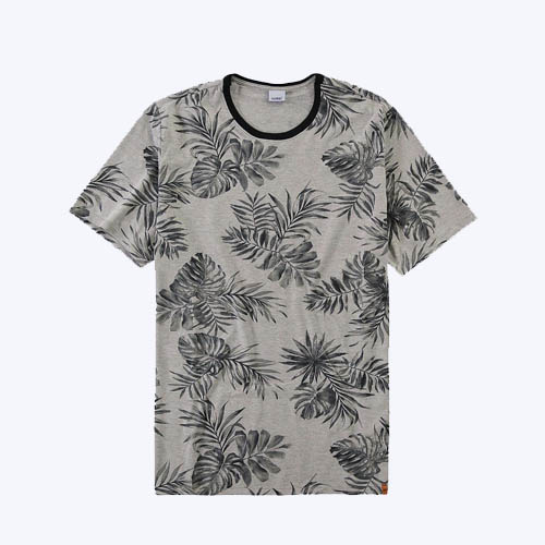 T-Shirt Tropical Cinza